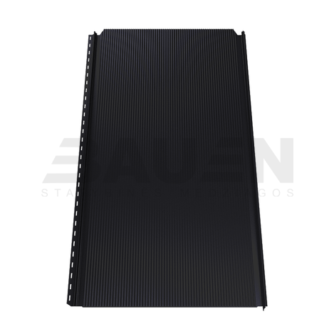 Plieninė danga | Klasikinė skarda Hanbud PHR560 "Mikrobanga" 0,5-0.7 mm., (525mm) juoda, matinė (RAL9005), m2
