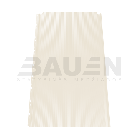 Plieninė danga | Klasikinė skarda Hanbud PHR560 "Mikrobanga" 0,5-0.7 mm., (525mm) balta, blizgi (RAL9010), m2