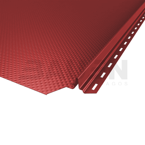 Plieninė danga | Klasikinė skarda Hanbud PHR560 "Molet" 0,5-0.7 mm., (525mm) raudona, matinė (RAL3011), m2