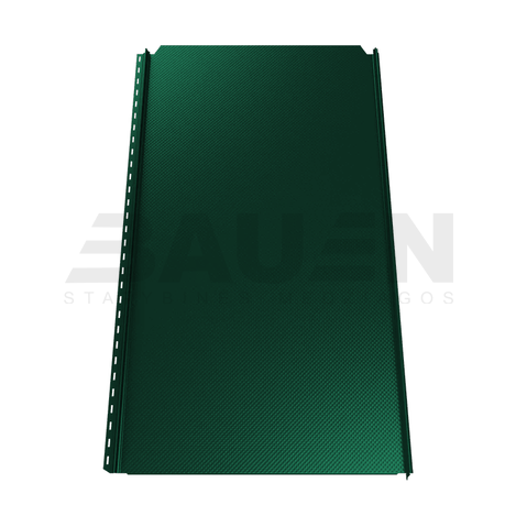 Plieninė danga | Klasikinė skarda Hanbud PHR560 "Molet" 0,5-0.7 mm., (525mm) žalia, blizgi (RAL6005), m2