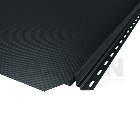 Plieninė danga | Klasikinė skarda Hanbud PHR560 "Molet" 0,5-0.7 mm., (525mm) tams. pilka, blizgi (RAL7016), m2