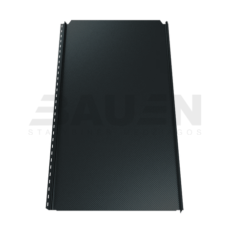 Plieninė danga | Klasikinė skarda Hanbud PHR560 "Molet" 0,5-0.7 mm., (525mm) tams. pilka, matinė (RAL7016), m2