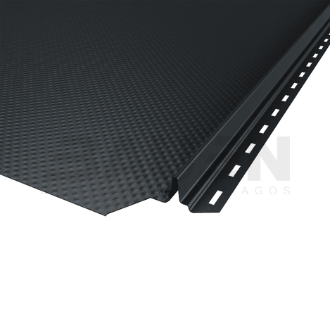 Plieninė danga | Klasikinė skarda Hanbud PHR560 "Molet" 0,5-0.7 mm., (525mm) tams. pilka, matinė (RAL7016 ultraMat), m2