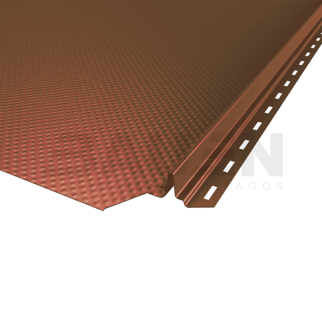 Plieninė danga | Klasikinė skarda Hanbud PHR560 "Molet" 0,5-0.7 mm., (525mm) molio, matinė (RAL8004), m2