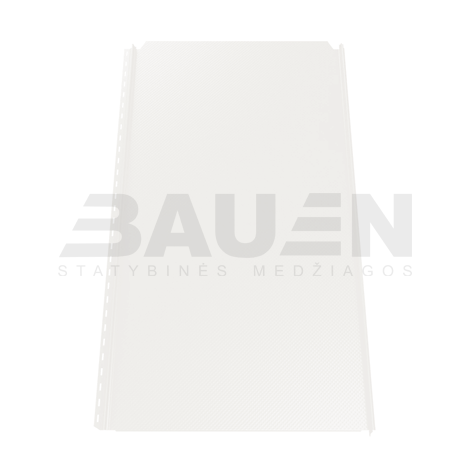 Plieninė danga | Klasikinė skarda Hanbud PHR560 "Molet" 0,5-0.7 mm., (525mm) balta, blizgi (RAL9010), m2