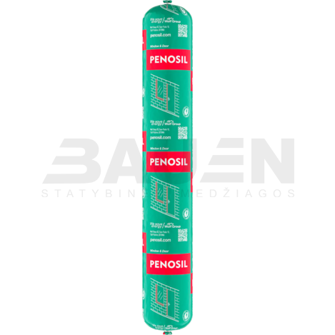 Išorinė tepama mastika PENOSIL Airtight Membrane 704, pilka, 600 ml