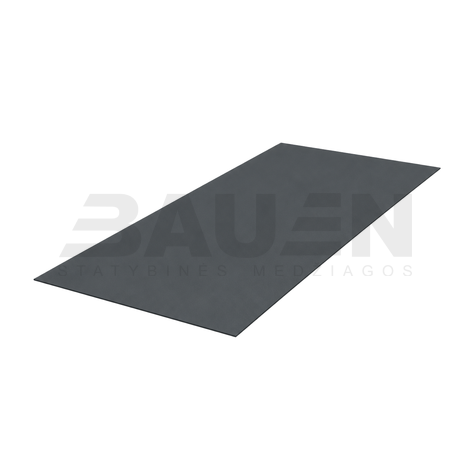 Lygi skarda | Lygi skarda HANBUD 0.5 mm., 1250 mm., matinė t. pilka, RAL7016