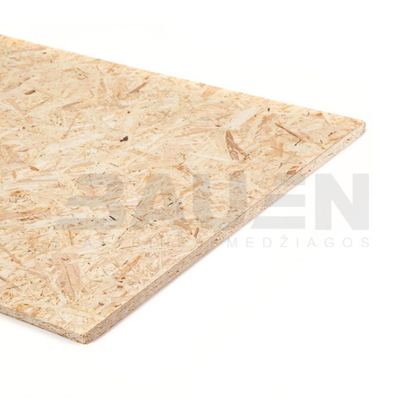 OSB plokštės | Plokštė OSB-3 lygiais kraštais 2500x1250x8 mm (3,125 m2)