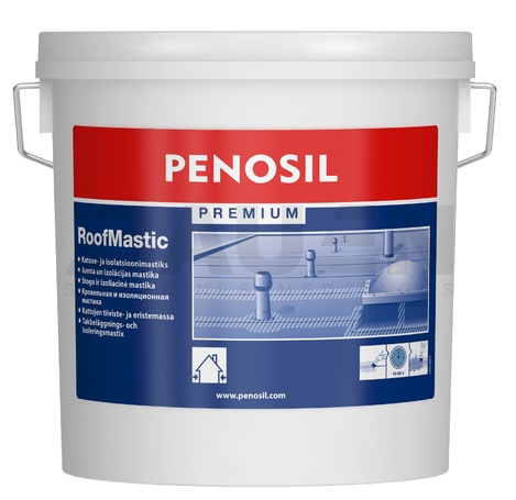 Hidroizoliacija | Stogų mastika pilka 3 l Penosil Premium RoofMastic