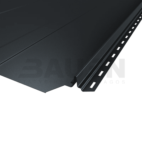Plieninė danga | Klasikinė skarda Hanbud PHR560 "Trapecija 2" 0,5-0.7 mm., (525mm) tams. pilka, blizgi (RAL7016), m2