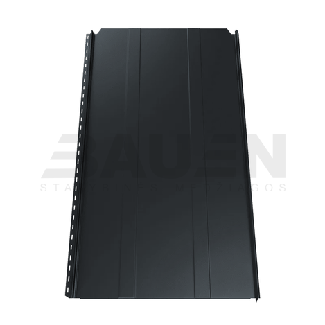 Plieninė danga | Klasikinė skarda Hanbud PHR560 "Trapecija 2" 0,5-0.7 mm., (525mm) tams. pilka, matinė (RAL7016), m2