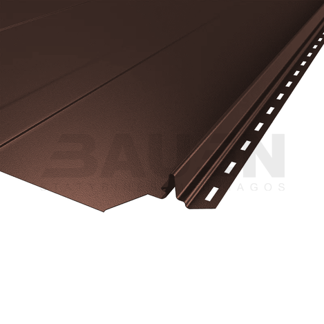 Plieninė danga | Klasikinė skarda Hanbud PHR560 "Trapecija 2" 0,5-0.7 mm., (525mm) ruda, blizgi (RAL8017), m2