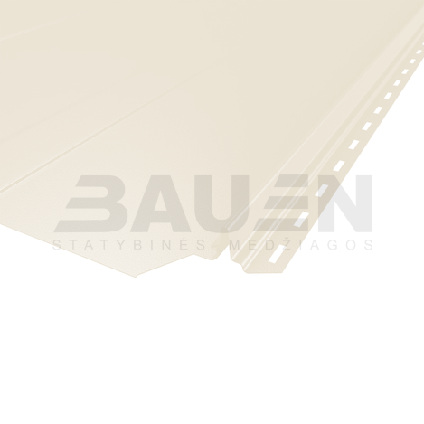 Plieninė danga | Klasikinė skarda Hanbud PHR560 "Trapecija 2" 0,5-0.7 mm., (525mm) balta, blizgi (RAL9010), m2