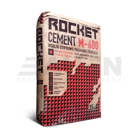 rocket m600 svediskas cementas