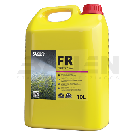 Gruntai | Priemonė apsaugai nuo grybelio ir dumblių, SAKRET FR 25 Ltr.