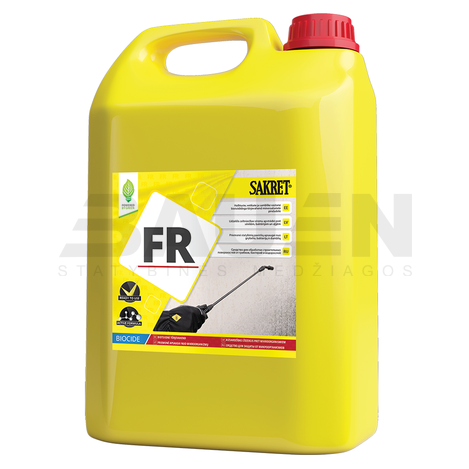 Gruntai | Priemonė apsaugai nuo grybelio ir dumblių, SAKRET FR 5 Ltr.