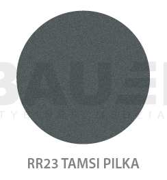 Latakai | Latakas Ruukki 4.0m 125/90 mm Tamsiai Pilkas
