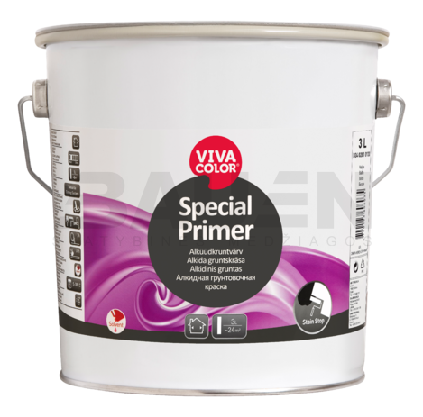 Gruntai | Alkidinis gruntas VIVACOLOR Special Primer 3l