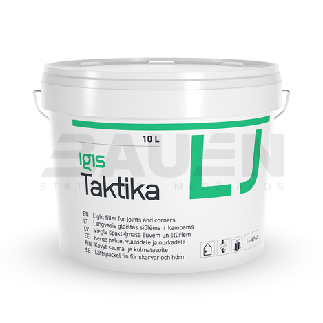 Glaistai | Glaistas gipso kartono plokščių siūlių ir kampų apdailai, IGIS TAKTIKA LJ, 10 L.