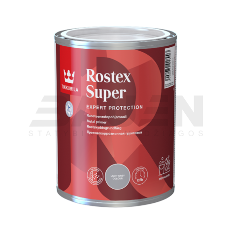 Gruntai | ROSTEX SUPER Light Grey 1L