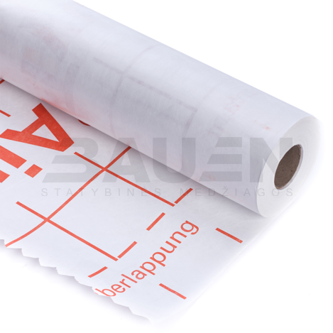 Garo izoliacinės plėvelės | DuPont™ AirGuard® Smart – Išmani Garo Izoliacinė Plėvelė Sienoms ir Luboms (75 m²/rul.)