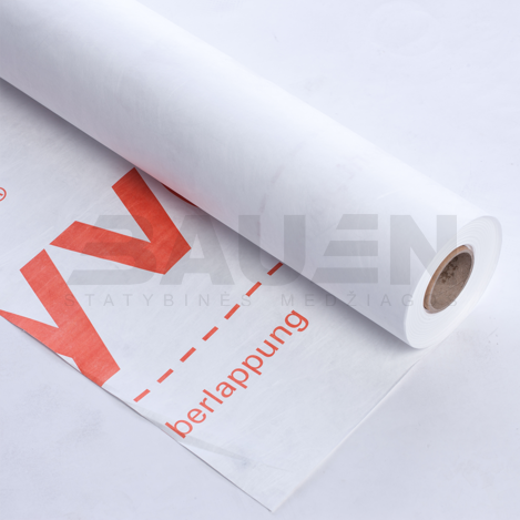 Difuzinės plėvelės | DuPont™ Tyvek® Housewrap – Vieno Sluoksnio Kvėpuojanti Difuzinė Membrana Sienoms (75 m²/rul.)