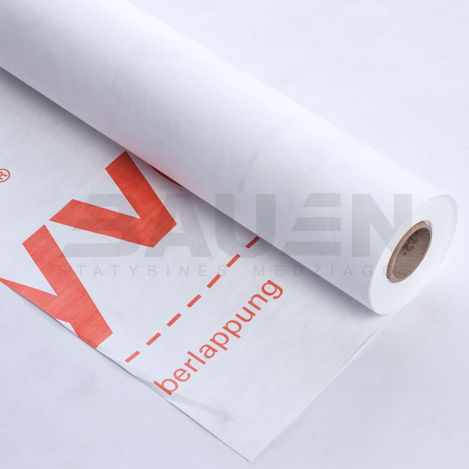 Difuzinės plėvelės | DuPont™ Tyvek® Housewrap – Vieno Sluoksnio Kvėpuojanti Difuzinė Membrana Sienoms (150 m²/rul.)