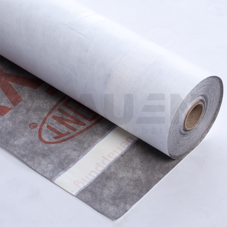 Difuzinės plėvelės | DuPont™ Tyvek® Supro + Tape – Dviejų Sluoksnių Kvėpuojanti Membrana su Lipnia Juosta Stogui ir Sienoms (75 m²/rul.)