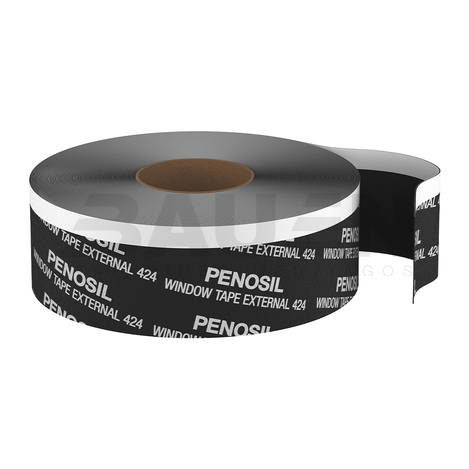 Sandarinimo juostos | Išorinė priešvėjinė sandarinimo juosta PENOSIL Window Tape External 424, 100mm/25m 