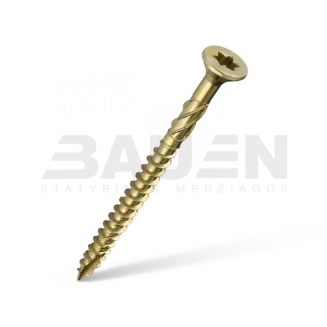 Medsraigčiai | Medsraigtis įleidžiama TORX galva 5.0x40/21 mm cinkuotas (500 vnt.)