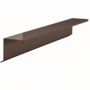 Skardinė vėjalentė 0,50 mm., 120x130 mm., L-2000 mm., blizgi tamsi ruda (RAL8017)