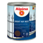 Antikoroziniai metalo dažai ALPINA DIREKT AUF ROST, šokolado sp., RAL8017, 750 ml.