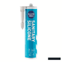 Silikonas KIILTO Pro Sanitary, 50 Graphite black, 310 ml.