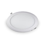LED įleidžiama apvali šviesos panelė, 18W 3500K