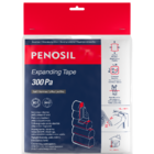 Savaime besiplečianti juosta PENOSIL Expanding Tape 300Pa, 20/8-13mm, pilka, 4,3m/rul