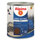 Metalo dažai Alpina DaR MATT Braun (RAL8011) 750 ml.