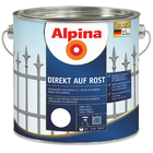 Antikoroziniai metalo dažai ALPINA DIREKT AUF ROST, balti, RAL9016, 2.5 Ltr.