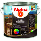 Šviesus terasinis aliejus Alpina Oel Fur Terrassen Hell 2,5 Ltr.