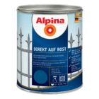 Antikoroziniai metalo dažai ALPINA DIREKT AUF ROST, mėlyni, RAL5010, 750 ml.