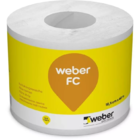 Neaustinė stiklo pluošto audinio juosta WEBERVETONIT FC, kampų ir siūlių hidroizoliacijai, H-125mm., L-40m.