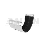 Latako jungtis/apkaba (7cm) Roofart 150mm., balta (RAL9010)