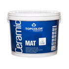 Ypač intensyviam plovimui atsparūs dažai TOPCOLOR Ceramic Mat, balta (A bazė), 10 L