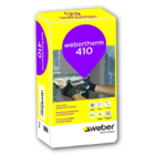 Klijavimo armavimo mišinys WEBER.THERM 410, su polipropileniniu plaušu, 25 Kg.