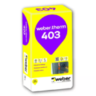 Klijavimo mišinys polistirolo plokštėms WEBER THERM 403, 25 Kg.