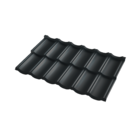 Modulinė skarda Moderno 0,5mm MAT RAL9005 (0,805 m2)