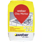 Molio mišinys WEBER CLAY MORTAR, židiniams ir dūmtraukiams, 20 Kg.