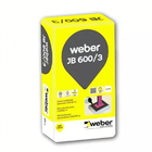 Nesitraukiantis betonas WEBER JB 600/3 P, darbui žemoje temperatūroje iki -15C, 25 Kg.