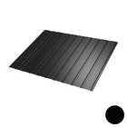 Perforuota, ventiliuojama skarda pakalimams T-7 WIND (0,47mm), juoda matinė (RAL9005)