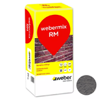 Spalvotas cementinis rievėjimo mišinys WEBER MIX RM 155, vid., pilkas, 25 Kg.