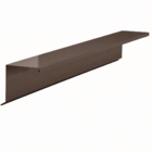 Skardinė vėjalentė 0,50 mm., 120x130 mm., L-2000 mm., blizgi tamsi ruda (RAL8017)